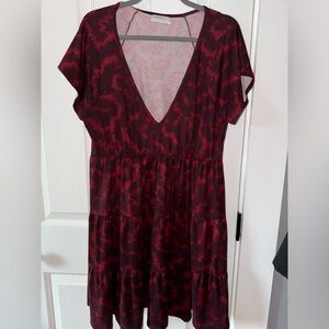 urban outfitters v neck dress
